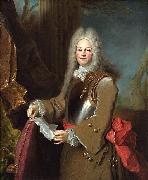 Nicolas de Largilliere Portrait of an officer oil painting reproduction